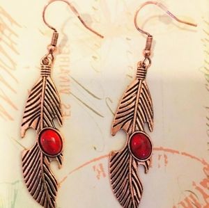 🍁Leaf dangle earrings